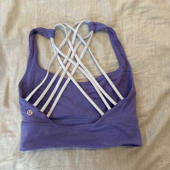 Lululemon Long Line Free To Be Bra Size 6 - Picture 2 of 3